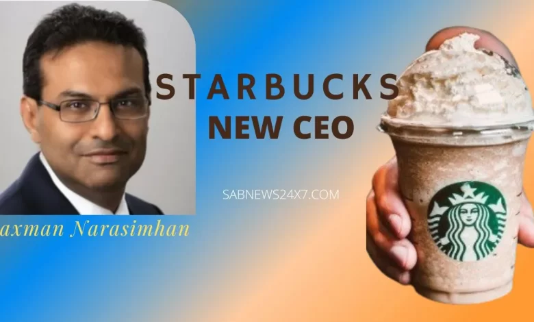 Laxman Narasimhan is the new CEO of Starbucks