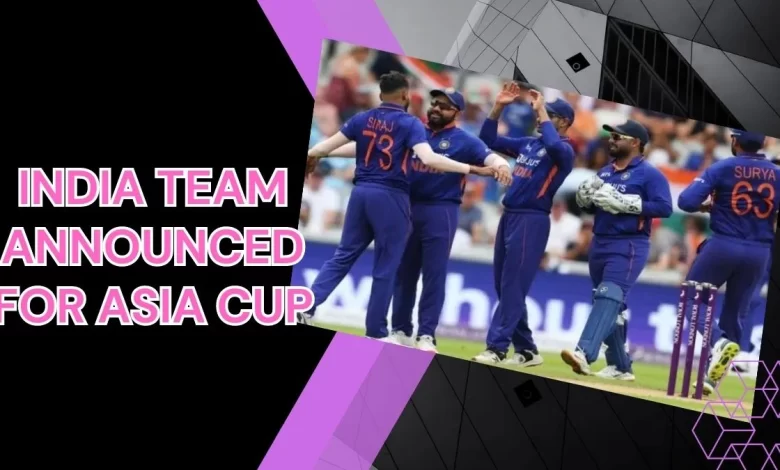 India Team Asia Cup